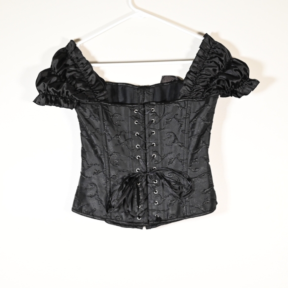 Puff Sleeve Corset Top - Picture 2 of 2
